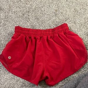 lululemon athletica Women's Bold Red Athletic Shorts